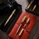 thumbnail image 2 of Set of 6 Slim Pens, Multi-Color Wooden Swivel Pen Set with Refill Shaft Bolt-On Ballpoint Pen for DI, 2 of 5