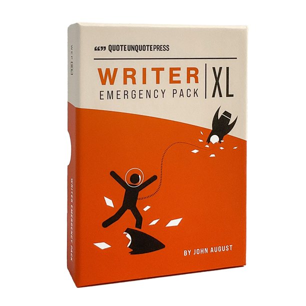 Writer Emergency Pack XL: 52 tarjetas de ideas, herramienta de creatividad