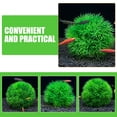thumbnail image 2 of Mobutofu Aquarium Water Grass Decor 2Pcs Plastic Green Aquatic Plants Balls Realistic Modeling 3.9Inch, 2 of 6
