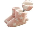 thumbnail image 3 of AURARMLET 1 Pair Fuzzy House Boots for Women Fashion Pink Cotton Cloth Indoor Use, 3 of 5