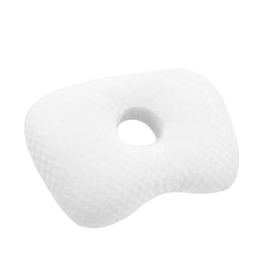 Ear Piercing Pillow for Side Sleepers, Comfortable Ear Donut Design with Adjustable Filling, Pressure Relief, Portable Washable Cover, Ideal for Travel and Sleep Relief