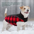 thumbnail image 6 of Kuoser Reversible Waterproof Dog Coat Warm Pet Jacket with Reflective Strip - Red, M, 6 of 8