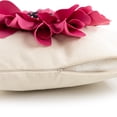 thumbnail image 6 of JWH 3D Cosmos Flower Decorative Throw Pillow Cover 18x18 inch Pink Fabric Cushion Case for Sofa Living Room, 6 of 9