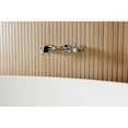 thumbnail image 4 of Kingston Brass KS5021NX Hamilton Two-Handle Wall Mount Roman Tub Faucet, Polished Chrome, 4 of 7