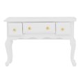 thumbnail image 3 of Tbest 1:12 Dollhouse Miniature Table Simulated Desk With Drawer Furniture Model Supply, 3 of 8