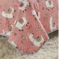 thumbnail image 5 of Vue Llama Drama Reversible 3 Piece Quilt Set, Full/Queen, 5 of 5