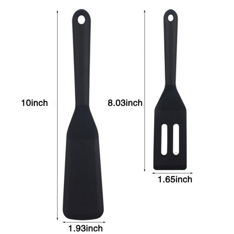 2 Pieces Silicone Thin Spatula Omelet Spatula Turner Long Crepe Spatula  Heat Resistant Cooking Spatu…See more 2 Pieces Silicone Thin Spatula Omelet