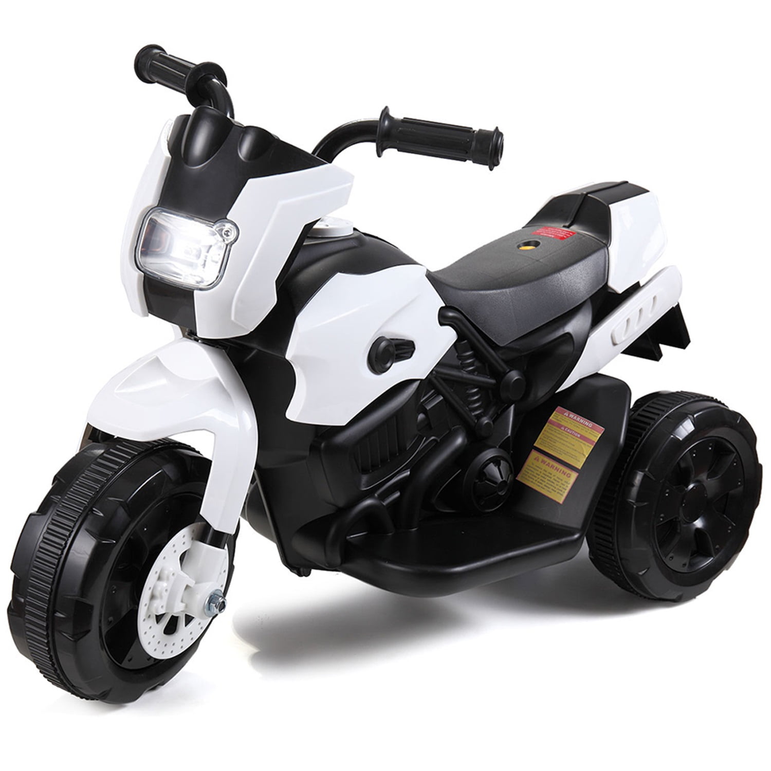 Lowestbest White 6 V Motorcycle Powered Ride-On Lowestbest White 6 V Motorcycle Powered Ride-On