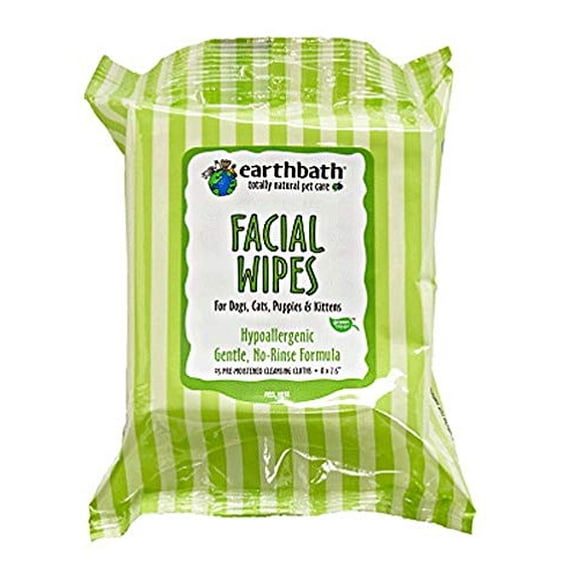 MPP Earth Friendly Natural Pet Cleansing Wipes 25 Ct Choose Ear Eye or Tooth & Gum (Facial Wipes)