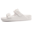 thumbnail image 4 of Sandalia FUNKYMONKEY para Mujer, Comodidad Blanca con Hebilla Ajustable, 4 of 9