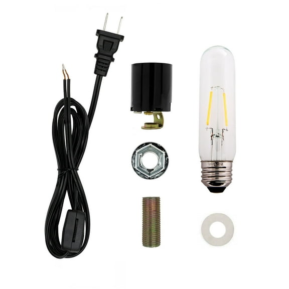 Large Ceramic Christmas Tree Wiring Kit with 1.5 watt LED Bulb, Standard