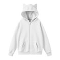 thumbnail image 6 of jtjvou Womens Zip Up Hoodies Oversized Sweatshirts Fall School Fashion Outfits Casual Jackets 2025 Winter Clothes White L, 6 of 8