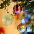 thumbnail image 6 of Usloyux Under $5 Shatterproof Glitter Ornament Ball, Plastic Christmas Tree Decoration, Reflective Hanging Sphere for Indoor Decor, Lightweight Festive Bulb for Xmas Party Garland, 6 of 9