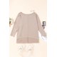 thumbnail image 1 of ABPHQTO Blusa extragrande de punto ligero caqui para mujer, 1 of 5