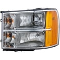 thumbnail image 2 of Headlight Compatible With 2007-2014 GMC Sierra 3500 HD 2500 Left Driver Halogen With bulb(s), 2 of 5