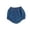 1-Blue49, variant on Newborn Girls Summer Denim Shorts Elastic Waist Pocket Diaper Cover Pull On Bloomers
