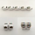 thumbnail image 2 of 5 Pcs Module Réseau CAT6 UTP Connecteur RJ45 Sans Outil Prise d'Information Adaptateur de Câble de Prise d'Ordinateur Prise Keystone 5 Pcs, 2 of 5