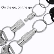 BELOWSYALER Upgraded Keychains, Detachable Pull Apart Key Rings Keychains LockHolder Convenient Keychains