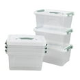 thumbnail image 1 of Kiddream 6-pack Clear Plastic Storage Bins with Lids, Latching Storage Box Container, 1 of 4