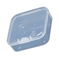 thumbnail image 1 of Matsuzay Paquete de 12 cajas de almacenamiento de forma cuadrada, contenedor de plástico, suministros para el hogar, accesorios de cocina, caja Almacenamiento y organización del hogar, 1 of 6
