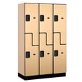 thumbnail image 4 of Salsbury Industries 27368MAP Extra Wide Designer Wood Locker - 3 Wide - Maple, 4 of 4