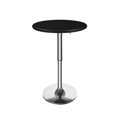 thumbnail image 1 of Magshion Table Basse Ronde Pivotante en Bois de 23,6 Po pour Bar/pub, Hauteur Réglable de 27,5 Po à 35,7 Po (Noir), 1 of 5