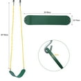 thumbnail image 4 of RedSwing Trapeze Swing Bar Rings and Swing Seat for Kids,Heavy Duty Safe Playground Swings Set Replacement for Children's Indoor and Outdoor Play, 330 Pounds Capacity, Green, 4 of 9