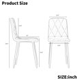 thumbnail image 6 of Square Dining Table Set for Kitchen and Office / Provide Ample Space for Items, 6 of 7