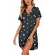 thumbnail image 3 of Ekouaer Women V Neck Button Down Nightgown, 3 of 5