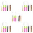 thumbnail image 1 of Ruiboury Dreadlocks Crochet Hooks Hair Weaving Tool Hair Braid Making Carpet for Style A 5Set, 1 of 6