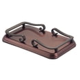 thumbnail image 5 of mDesign Metal Guest Disposable Paper Hand Towel Storage Tray - Bronze/Warm Brown, 5 of 5