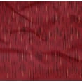 thumbnail image 4 of oneOone Organic Cotton Poplin Twill Fabric Abstract Ikat Printed Craft Fabric BTY 42 Inch Wide, 4 of 4