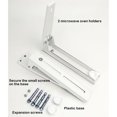 thumbnail image 4 of Billuyoard Soporte plegable para microondas, estante de cocina, estante de almacenamiento portátil de acero inoxidable, estantes gruesos para Almacenamiento y organización del hogar, 4 of 6