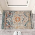 thumbnail image 2 of Boho Blue Light Vintage Carpet Door Mat 30 X 17 Inch Welcome Doormat Indoor Outdoor Entrance Floor Mat Non Slip Spring Summer Decor Rubber Mats, 2 of 6