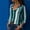 Green, variant on KIHOUT Tops For Women Clearance Women Casual Cuffed Long Sleeve V-Neck Button Up Striped Shirt Blouse Tops