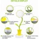 thumbnail image 4 of LED Sunflower Desk Lamp Kids Eye-care Reading Lamps - USB Rechargeable Dimming Table Night Light, Touch Control with Pen Holder, 4 of 5