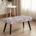 thumbnail image 4 of CHAQLIN Elastic Bench Seat Cover for Home Living Room, Poly Spandex Anti Dust Long Bench Cover with Wear Resistant, 4 of 9