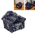 thumbnail image 3 of Sofá de madera Asiento de amor Juego de muebles para el hogar Decoración de 1:12 Sillón Sunnimix Sofá miniatura de casa de muñecas, 3 of 8