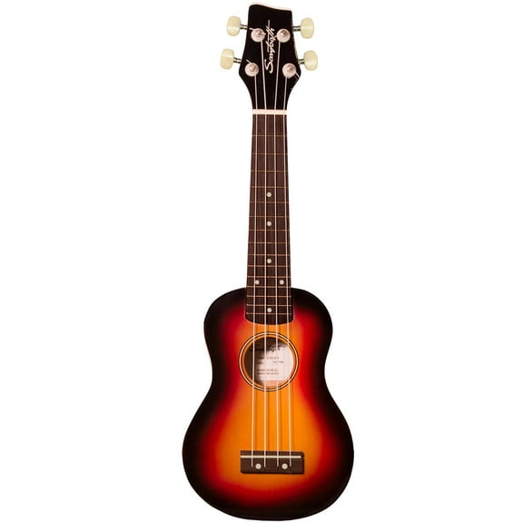Sawtooth Basswood Soprano Ukulele, Sunburst