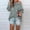 Grey, variant on Women's Street Fashion Star Print Round Neck Long-Sleeved Casual Loose Blouse