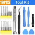 thumbnail image 2 of TAPDRA Ergonomic Grip Screwdriver Set Aluminum Alloy Handle For Gaming Console Repair Gamepad Maintenance Electronic Device Servicing, 2 of 9