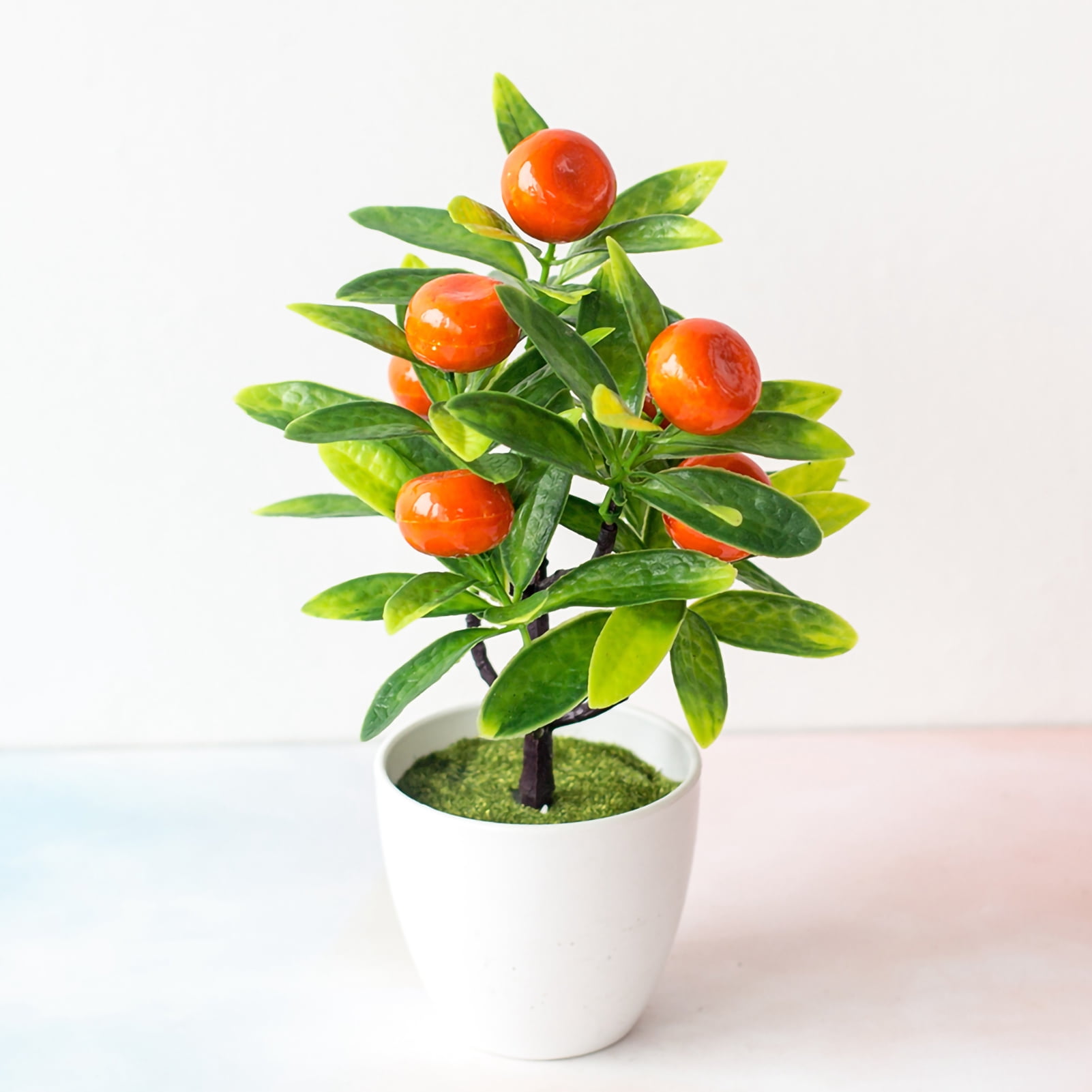 opvise Artificial Fruit Tree Lifelike Multipurpose Plastic Adorable