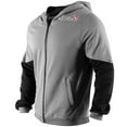 thumbnail image 3 of Hayabusa Wingback Classic Fit Zip-Up Hoodie - Gray/Black, 3 of 6