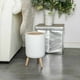 thumbnail image 2 of Bote de basura de material duradero y liviano, contenedor de baño de estilo nórdico elegante y moderno con uso en múltiples escenarios para salas de estar y cocinas, 2 of 5