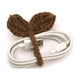 thumbnail image 4 of Brotes de hojas tejidos a mano en crochet Accesorios de crochet multifuncionales Marcapáginas para ratones de biblioteca Accesorios y lazos únicos para auriculares Un tejido, 4 of 4