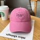thumbnail image 4 of Primavera y verano Sombrero de circunferencia de cabeza grande con apariencia de cara pequeña gorra con visera niña dulce fresca chica caliente amor retro gorra de béisbol suave moda, 4 of 5