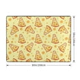 thumbnail image 2 of Area Rugs For Living Room Decor - Delicious Cheese Soft Anti Slip Throw Washable Rugs 5x7 For Bedroom, Indoor Carpet For Bedroom Living Room 80x58In, 2 of 7