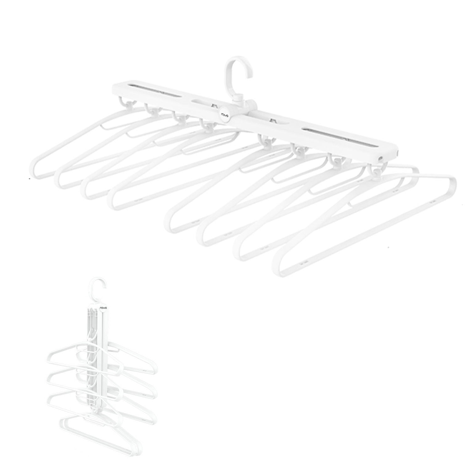 1PC Mini Foldable Portable Clothes Hangers Multifunction Travel Folding qS 
