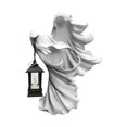 thumbnail image 3 of Decoraciones de Halloween Mensajero Del Infierno Al Aire Libre con Linterna- 2023 Mejorado Decoraciones de Linterna de Bruja de Halloween Escultura sin Rostro Resina Decoraciones de Halloween para el, 3 of 4