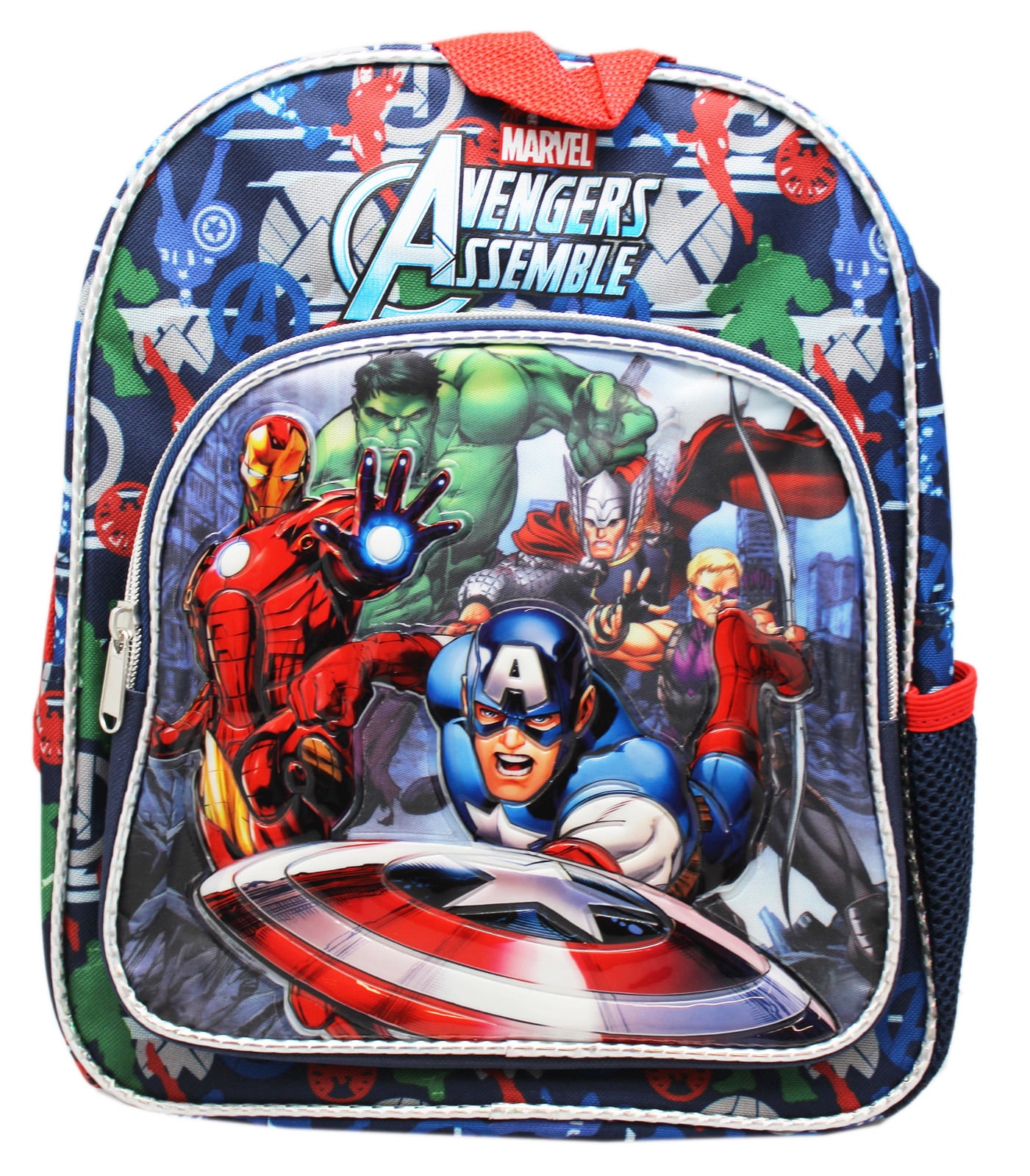 woestenij palm Berg Marvel's Avengers Assemble Heat of Battle Blue Small Kids Backpack (12in) -  Walmart.com